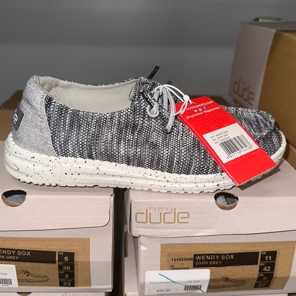 Hey Dude Wendy Dark Grey